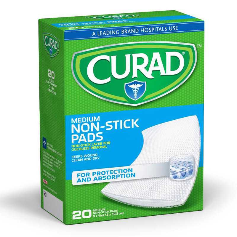 Curad® Sterile Nonstick Pad, 3